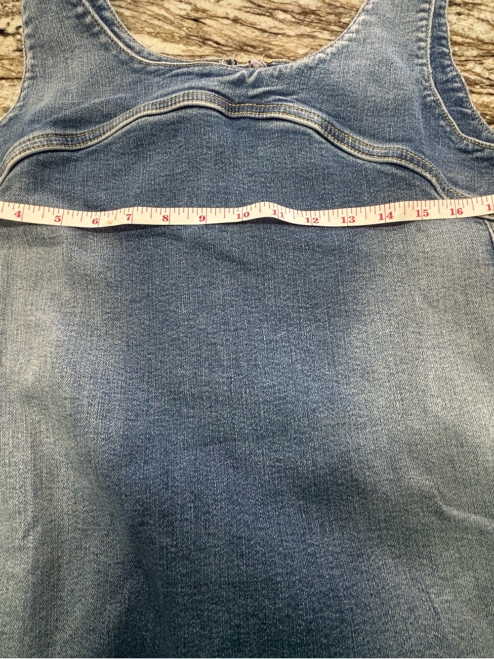 Pilcro Denim Shift Dress  NWT Size Medium Retail$148 Sold Out - Picture 9 of 9